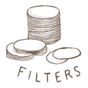 aeropress filters illustration