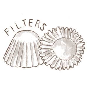 flat bottom filters illustration