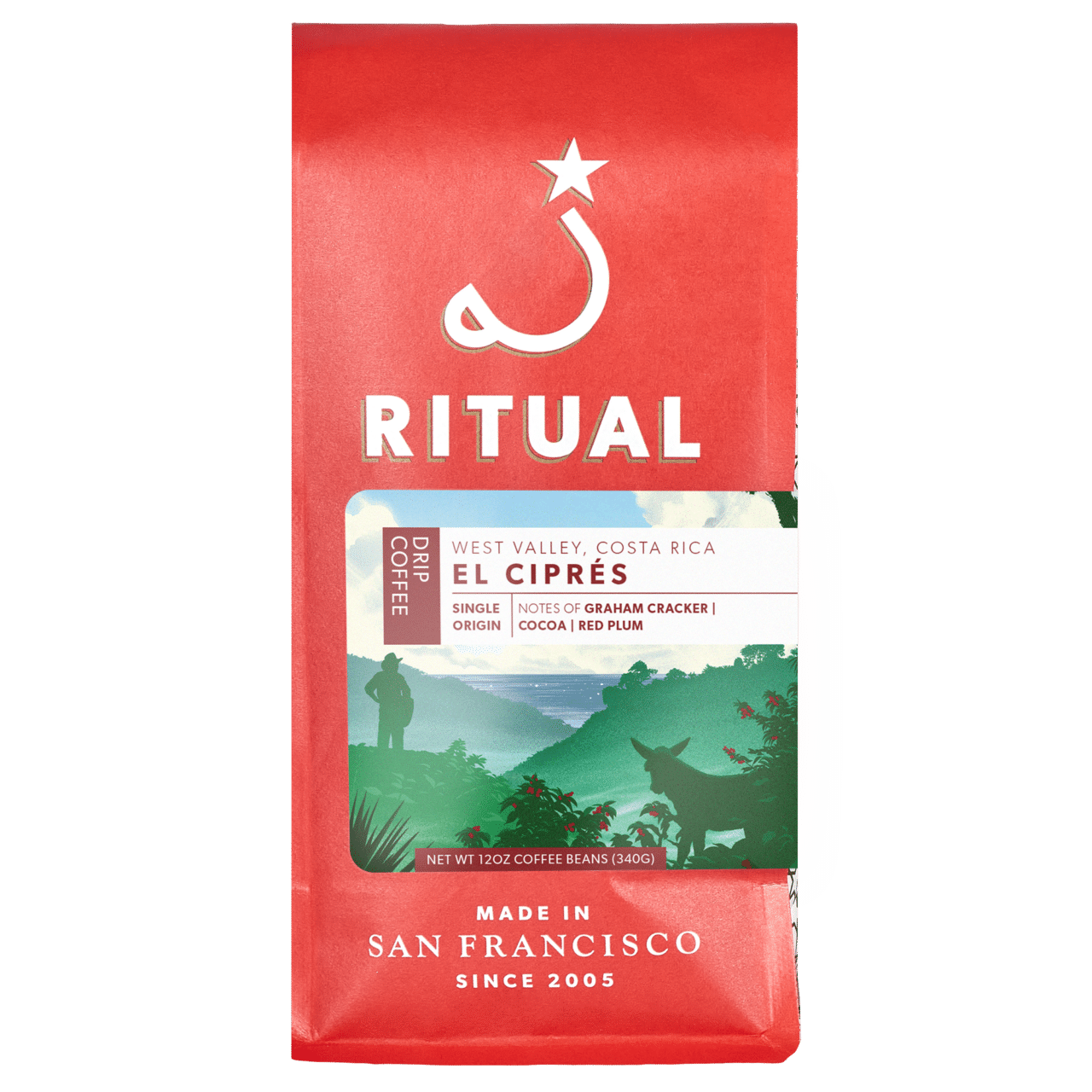 Ritual 12oz coffee bag of El Cipres