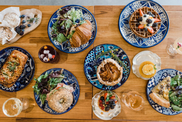 plates at Frost Me cafe