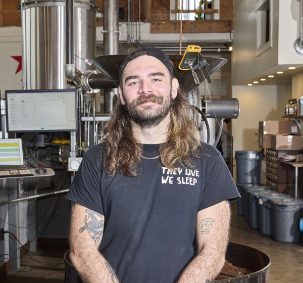 Nate, a coffee roaster at Ritual Coffee