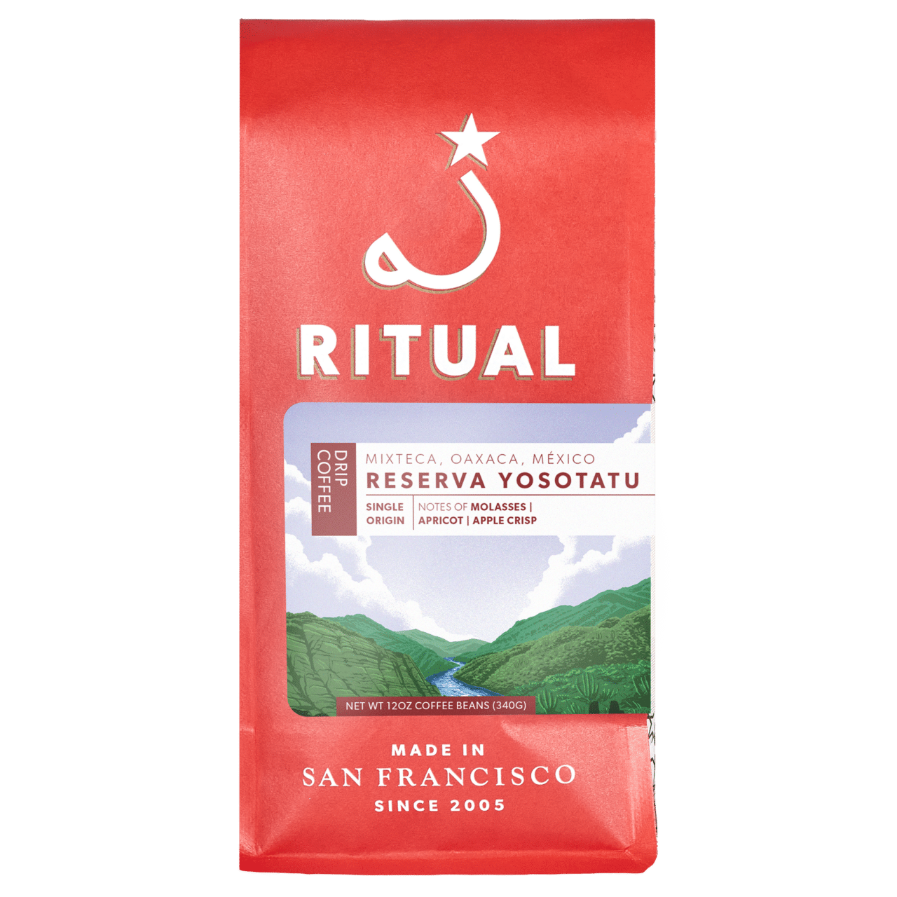Ritual 12oz coffee bag of Reserva Yosotatu