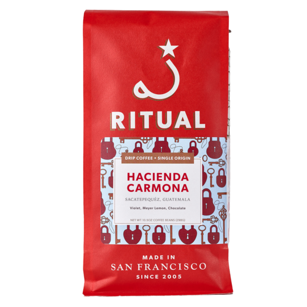 red bag of Hacienda Carmona