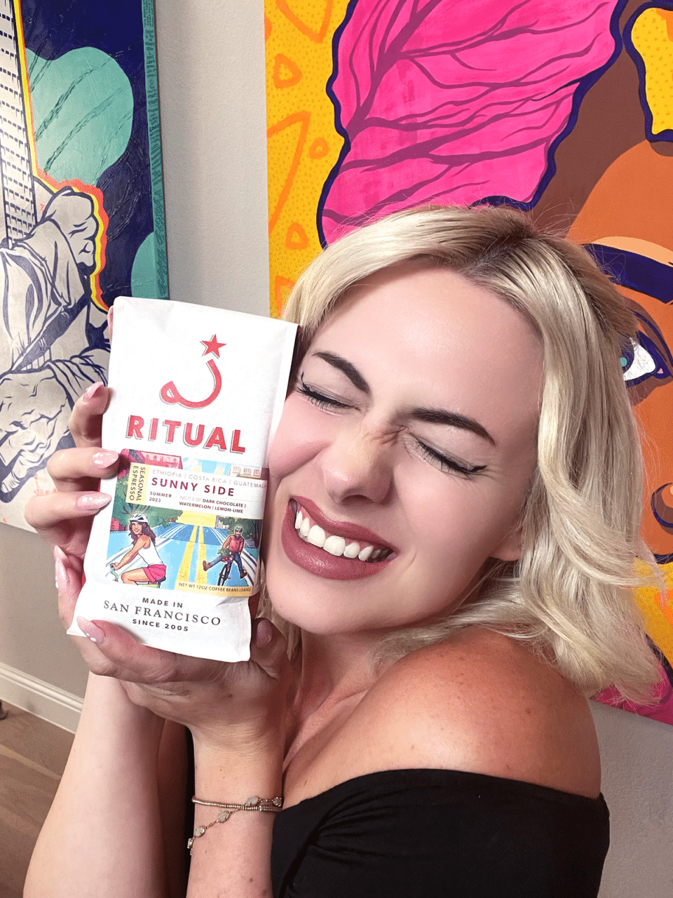 sunny side bag and gal