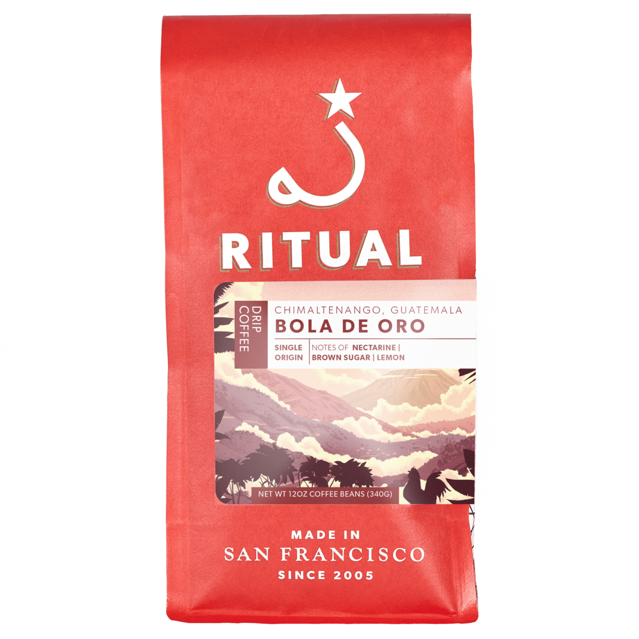 12oz coffee bag of Bola de Oro, Guatemala