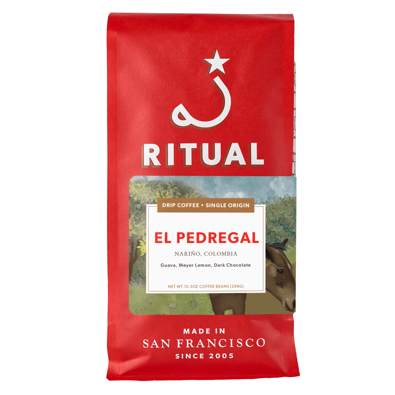 10.5 oz bag of El Pedregal drip coffee
