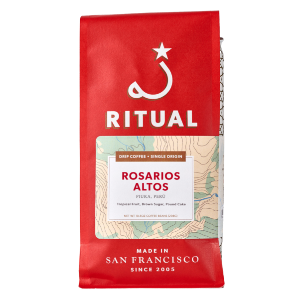 10.5oz bag of Rosarios Altos drip coffee