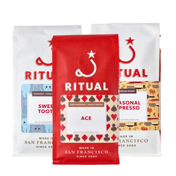 3 10.5oz bags of espresso