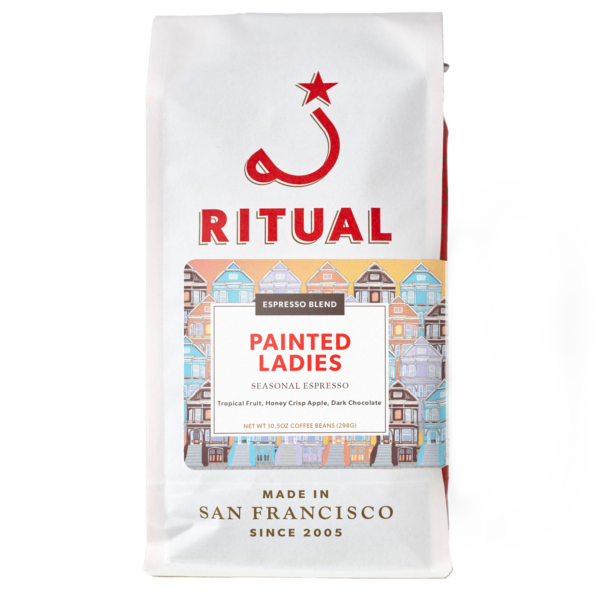 10.5oz bag of Painted Ladies seasonal espresso blend