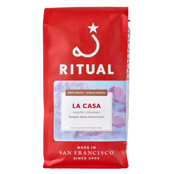 10.5oz bag of La Casa, Colombia drip coffee