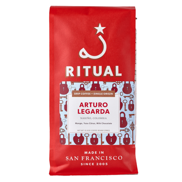 10.5oz bag of Arturo Legarda drip coffee