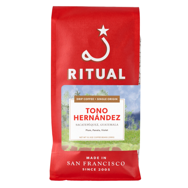 10.5oz bag of Tono Hernández, Guatemala drip coffee